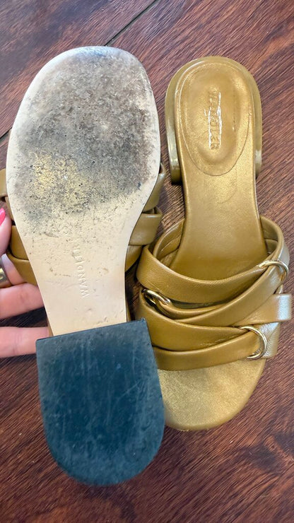 Leather Strappy Sandals