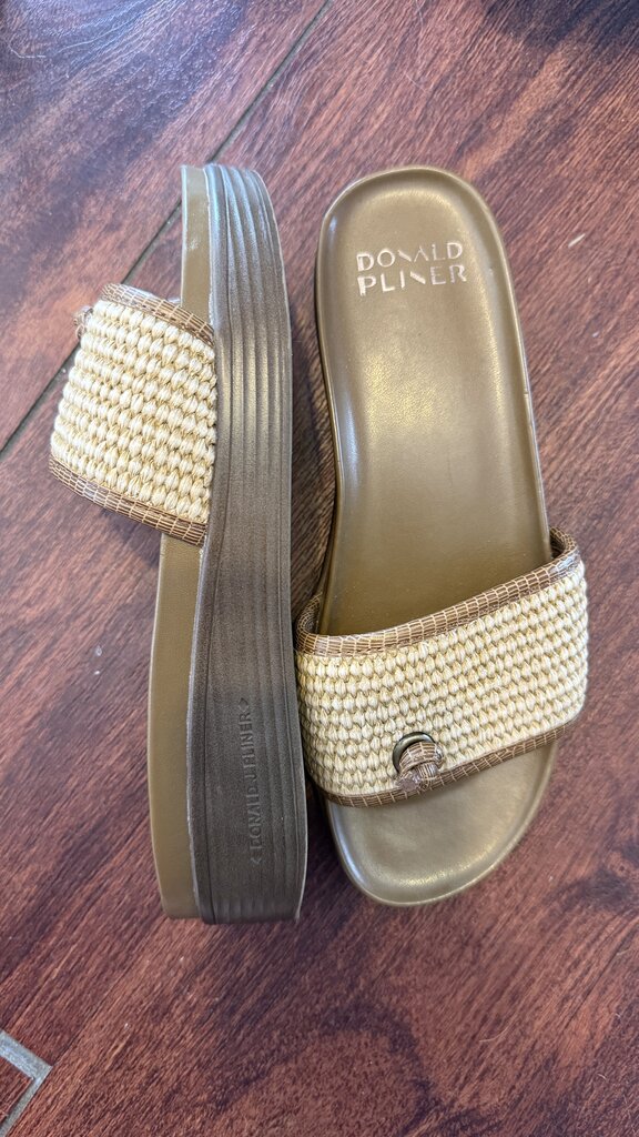 Stacked Slide Sandals