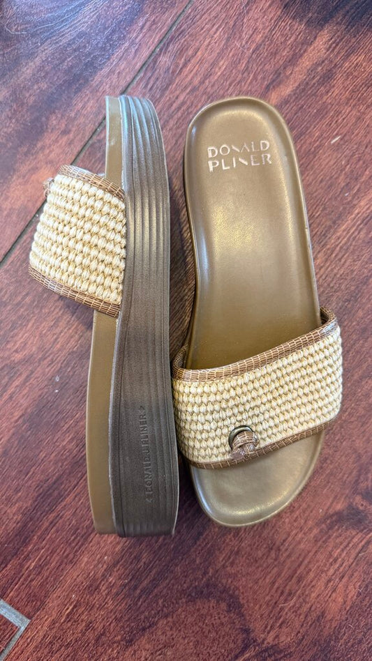 Stacked Slide Sandals