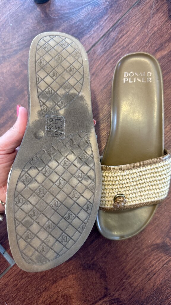 Stacked Slide Sandals