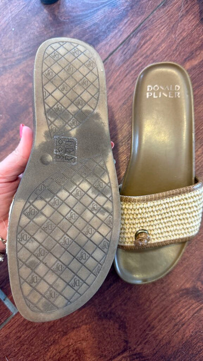 Stacked Slide Sandals