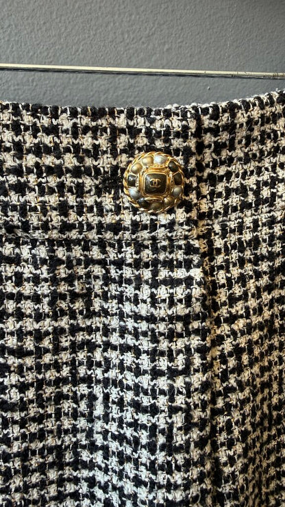 Vintage Tweed Pencil Skirt
