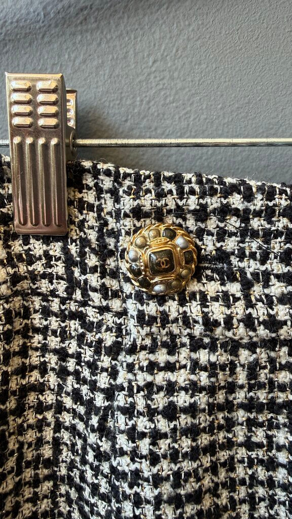 Vintage Tweed Pencil Skirt