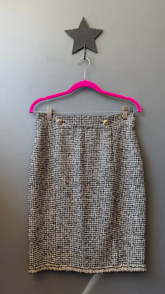 Vintage Tweed Pencil Skirt