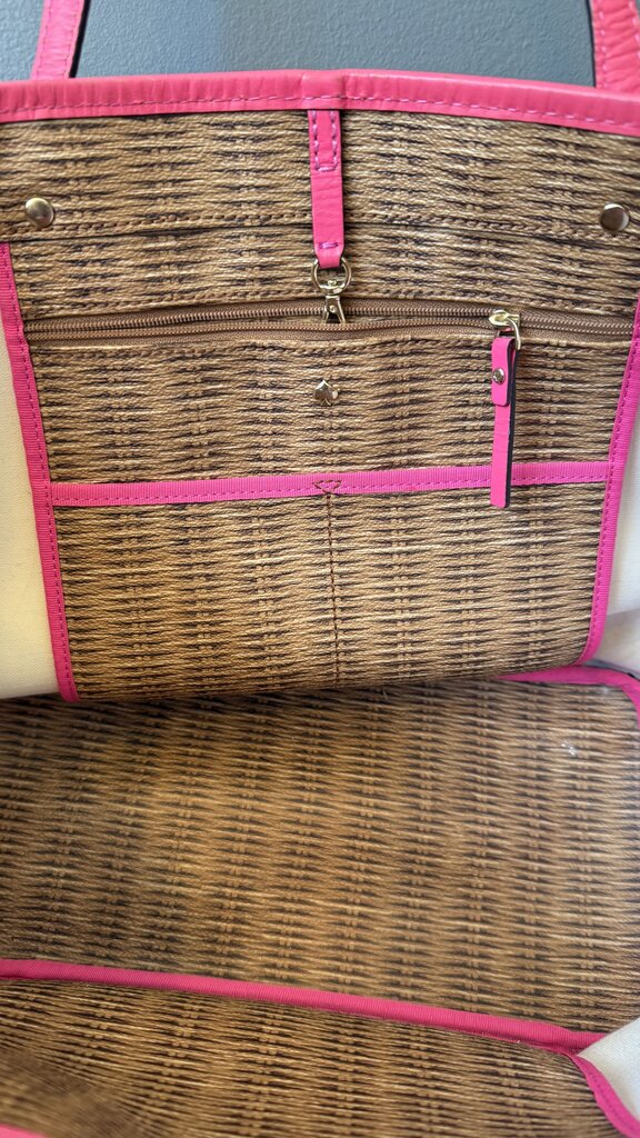 Basket Print Tote Bag