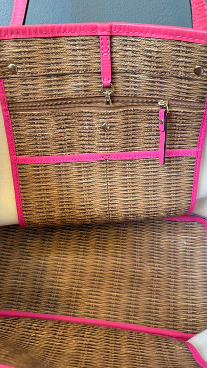 Basket Print Tote Bag