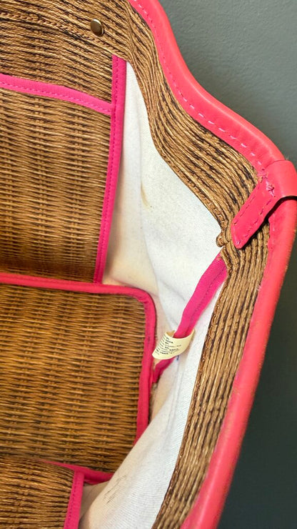 Basket Print Tote Bag