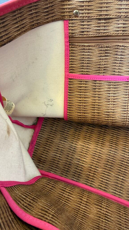 Basket Print Tote Bag
