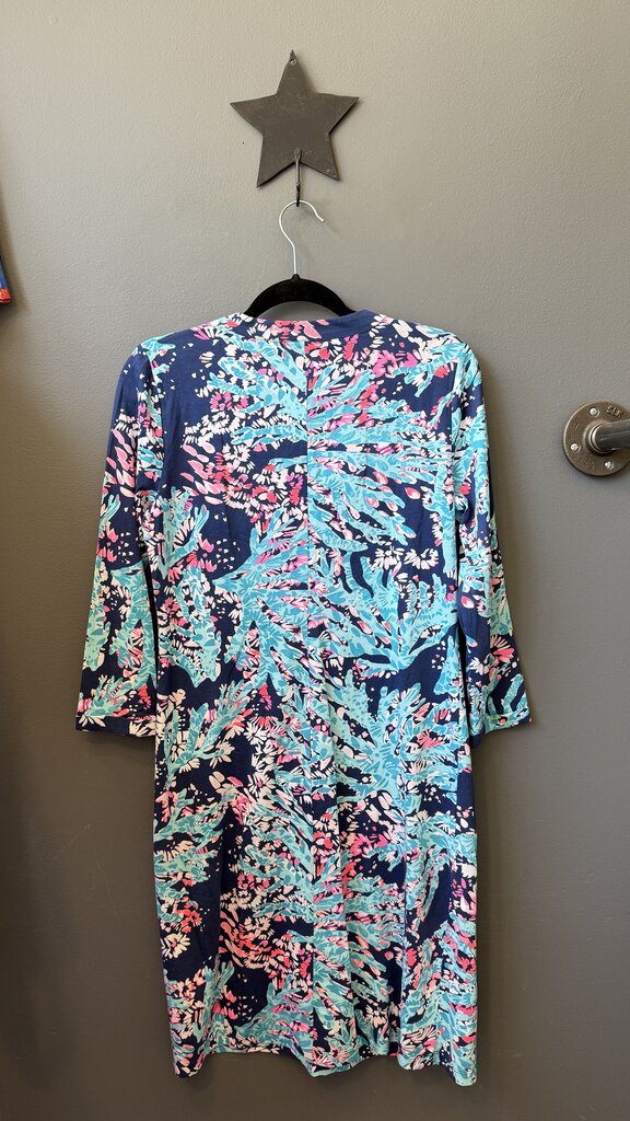 Notch Neck Knit Dress