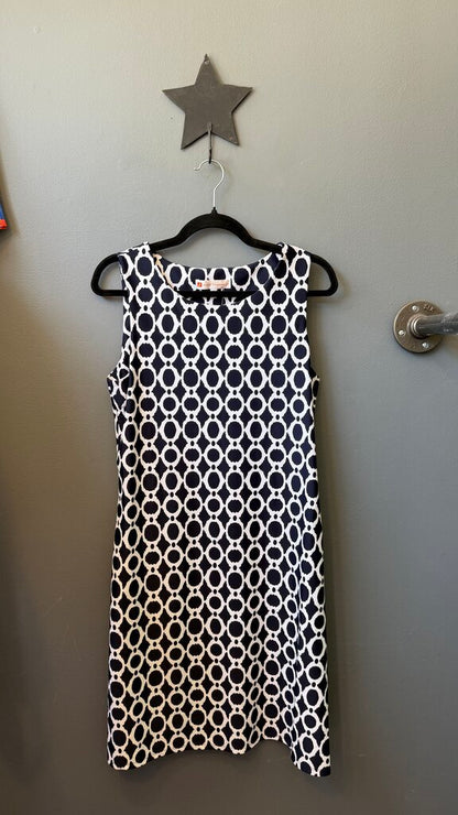 Stretch Dot Shift Dress