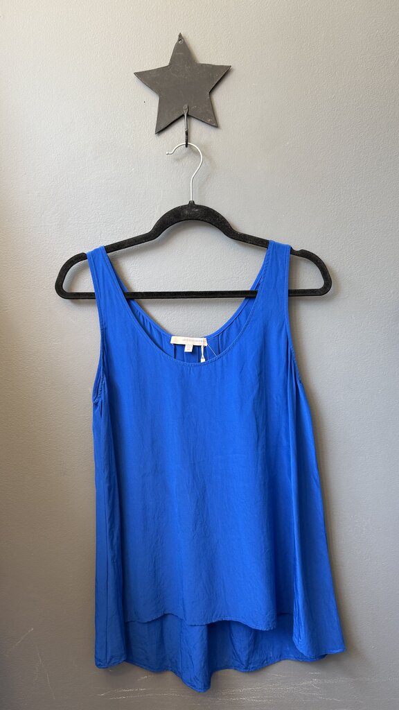 Silk Pleat Back Tank