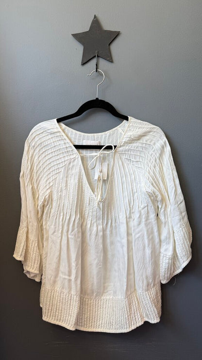 Pleat Detail Oversized Blouse