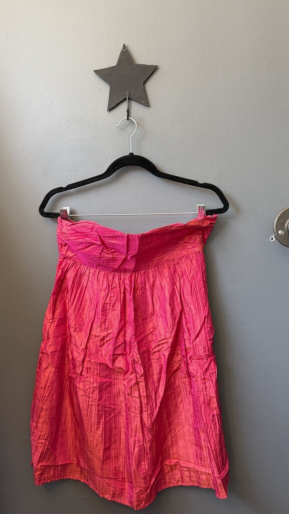 Silk Strapless Babydoll Dress