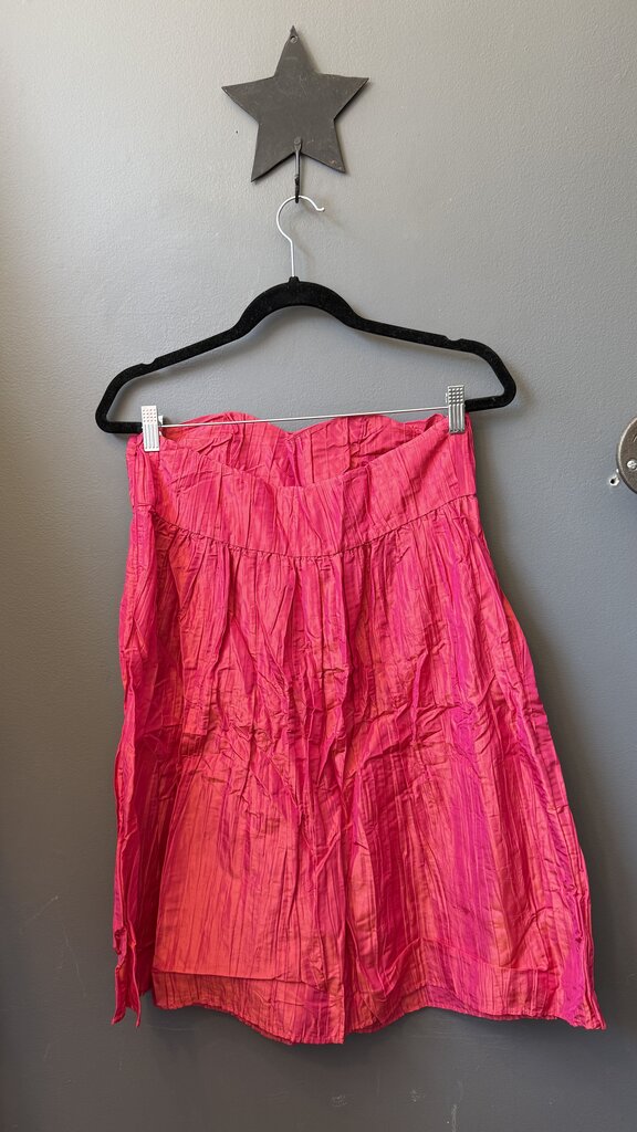 Silk Strapless Babydoll Dress