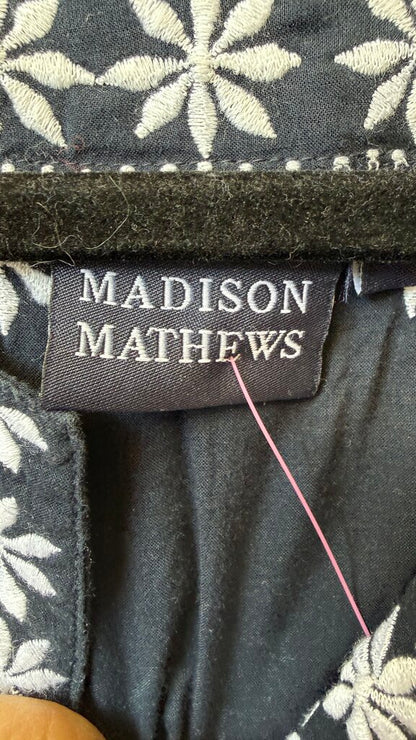 Embroidered Cotton Shift Dress