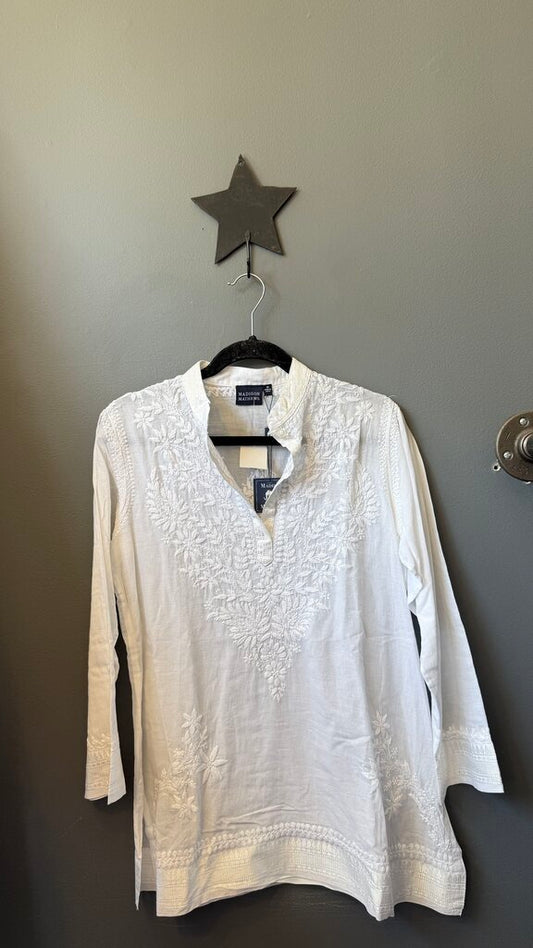 Embroidered Tunic Blouse