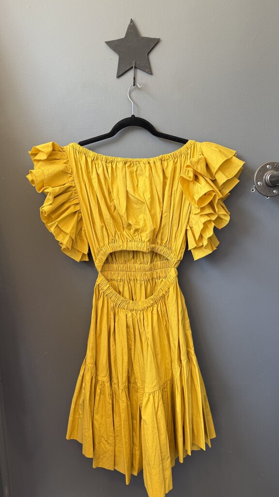 Cutout Back Off the Shoulder Dress