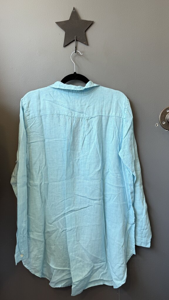 Linen Pocket Tunic Coverup