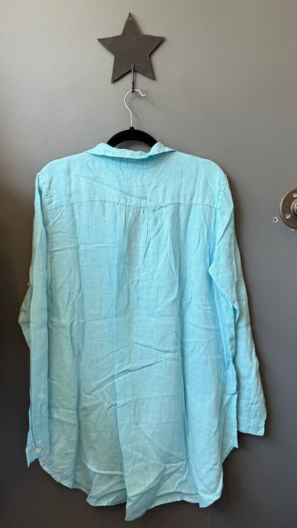 Linen Pocket Tunic Coverup