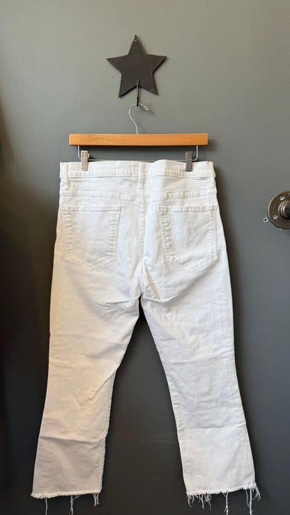 Insider Crop Step Fray Jeans