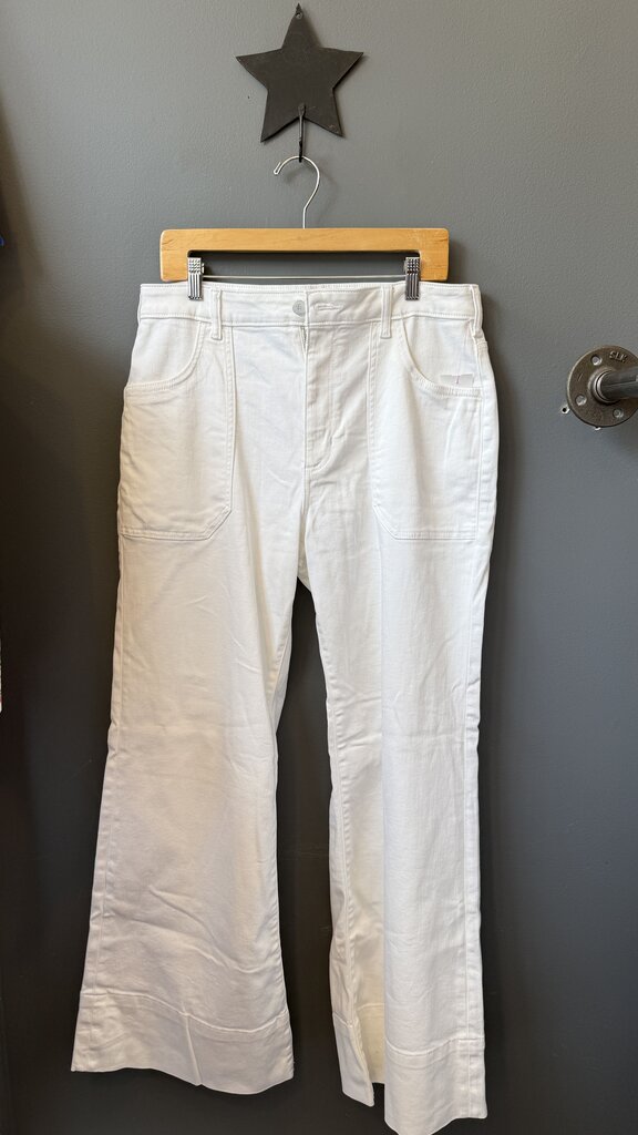 Wide Leg Cuff Jeans