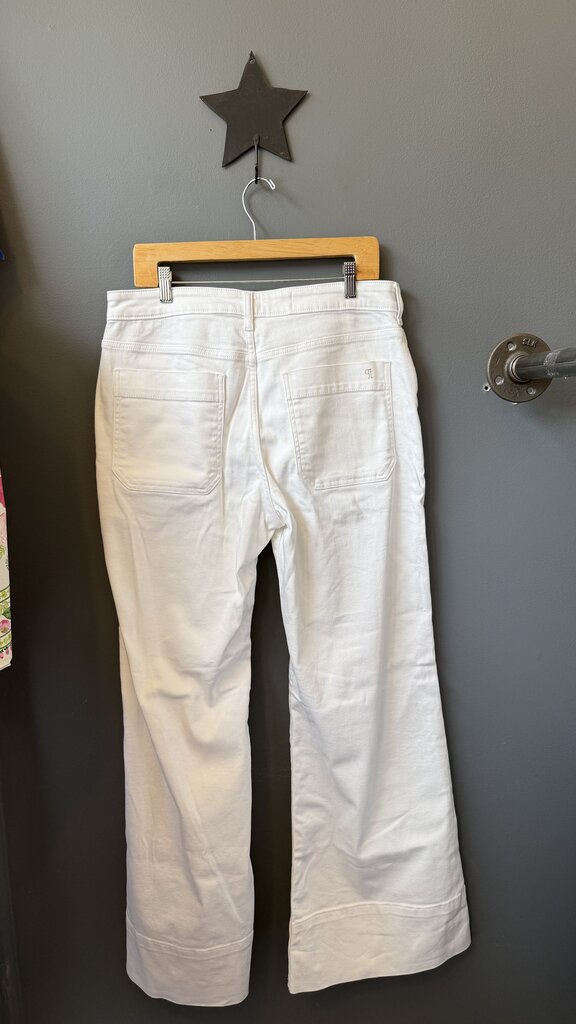 Wide Leg Cuff Jeans