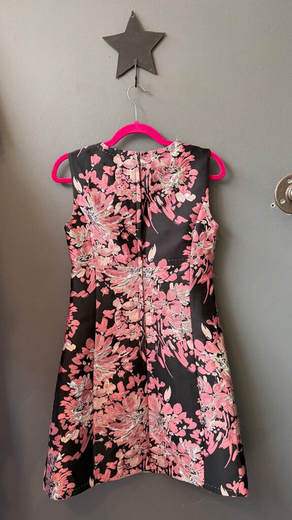 Floral Jacquard Aline Dress