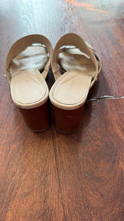 Python Embossed Leather Block Heel Sandals