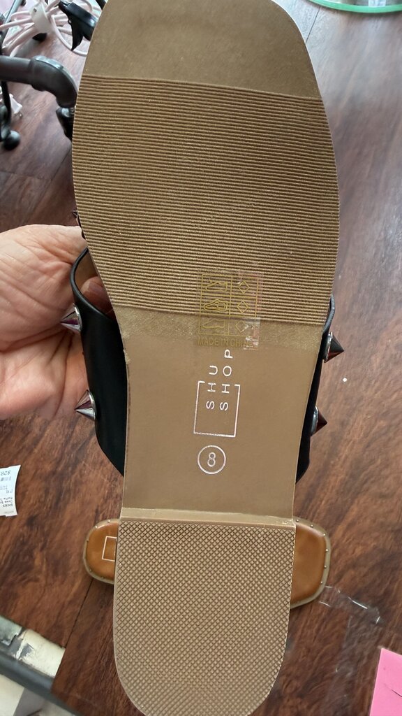 Studded Flat Sandals