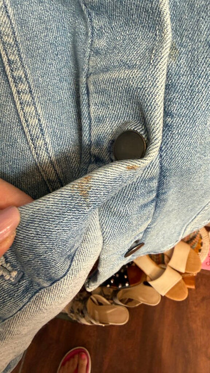 Longline Denim Jacket