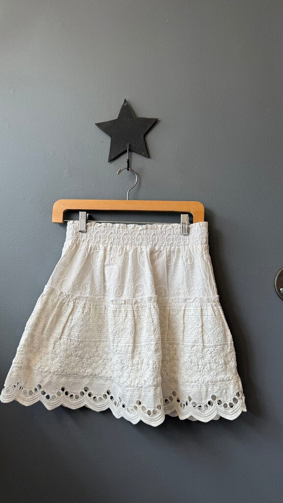 Embroidered Lace Skirt