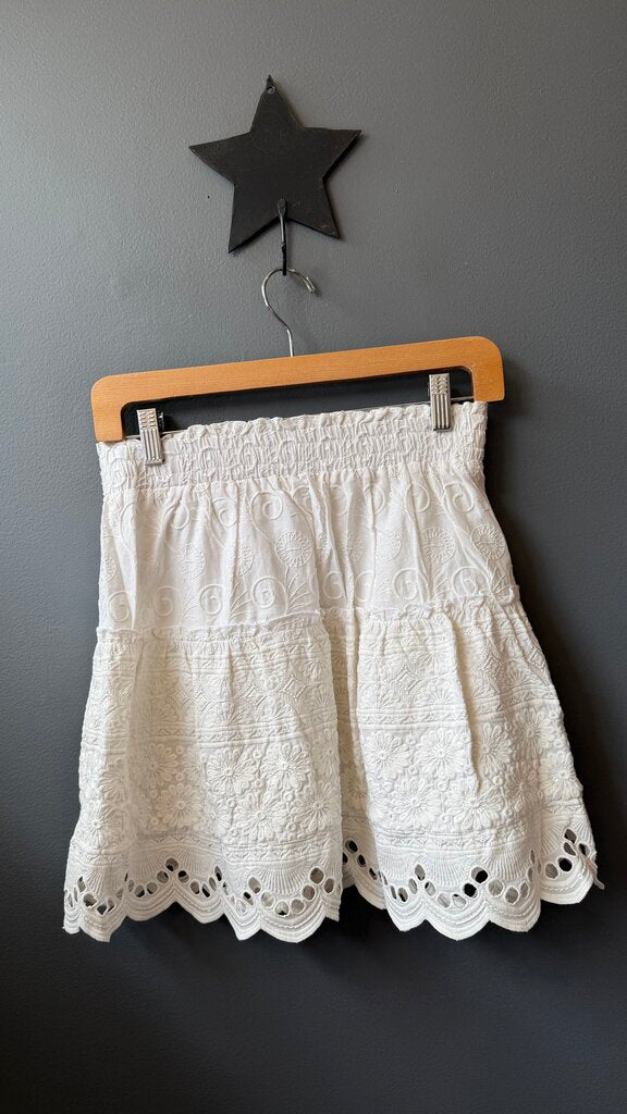 Embroidered Lace Skirt