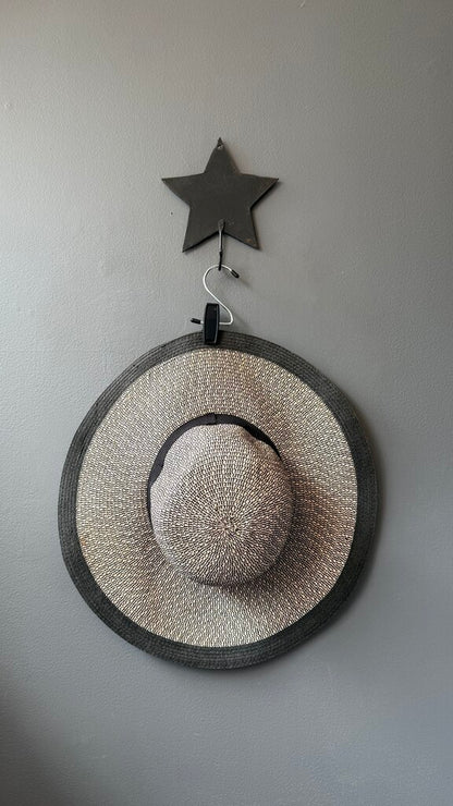 Woven Wide Brim Hat