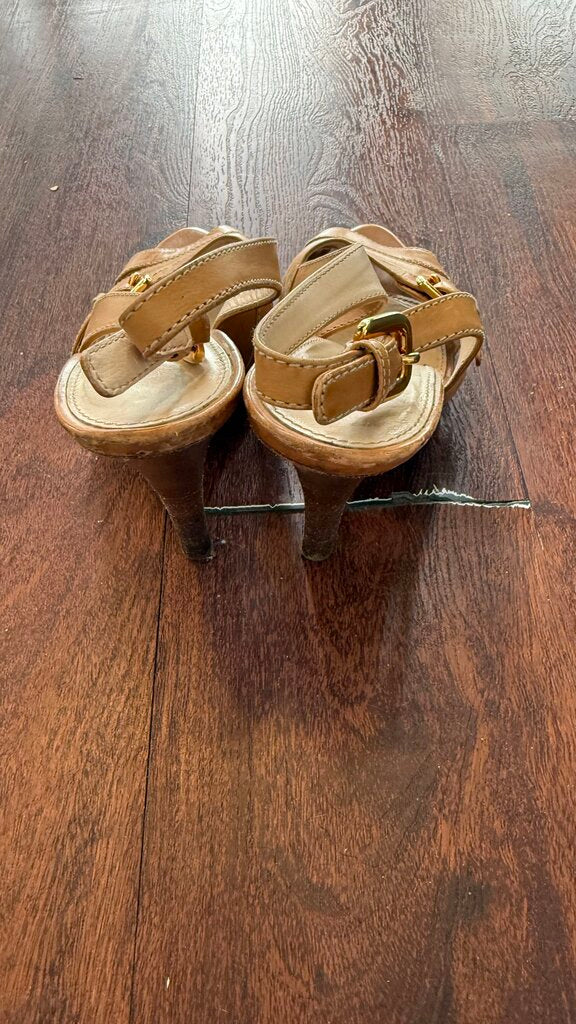 Stacked Heel Sandals
