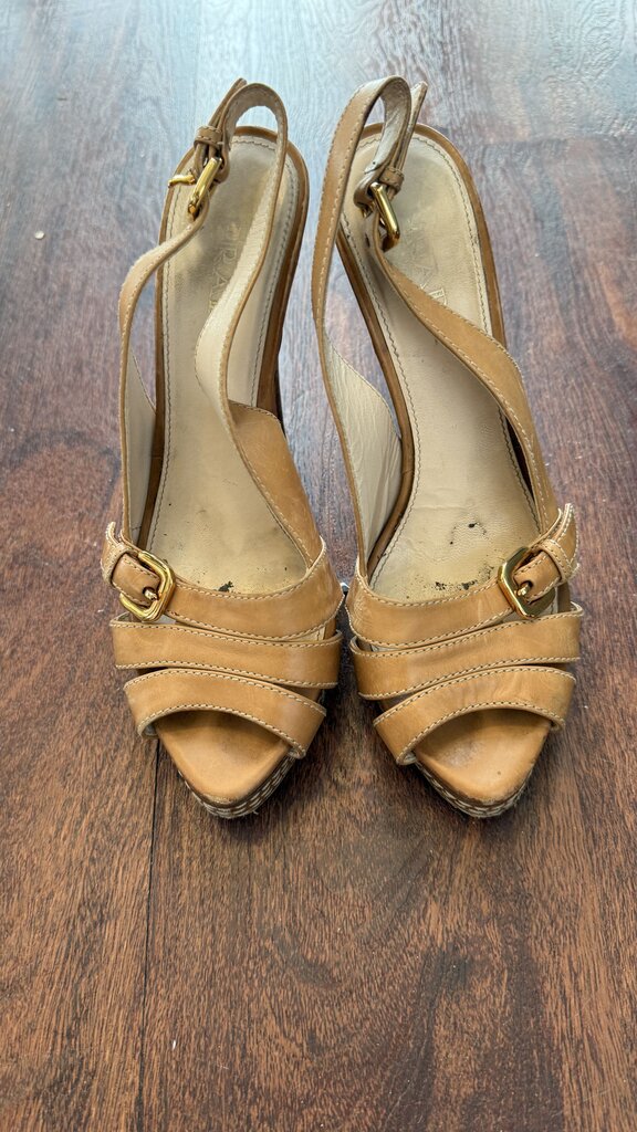 Stacked Heel Sandals