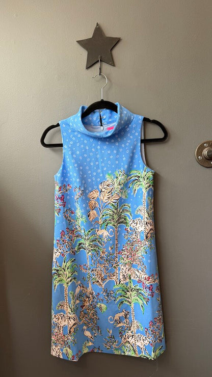 Cowlneck Swing Dress