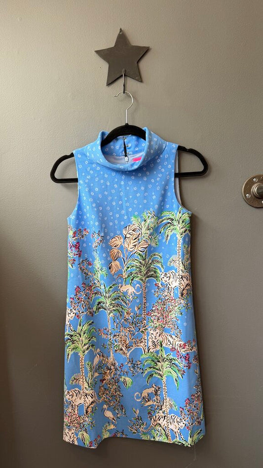 Cowlneck Swing Dress