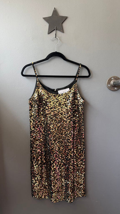 Vintage Sequin Shift Dress