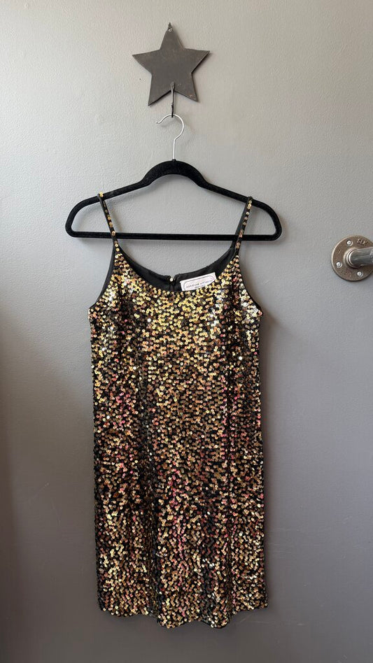 Vintage Sequin Shift Dress