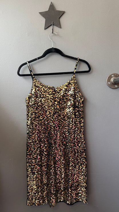 Vintage Sequin Shift Dress