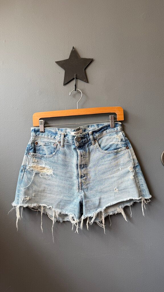 Cut Off Denim Shorts