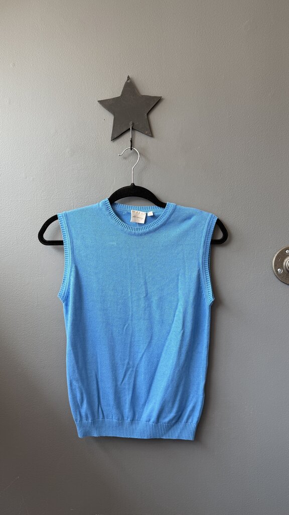 Cotton Blend Knit Shell