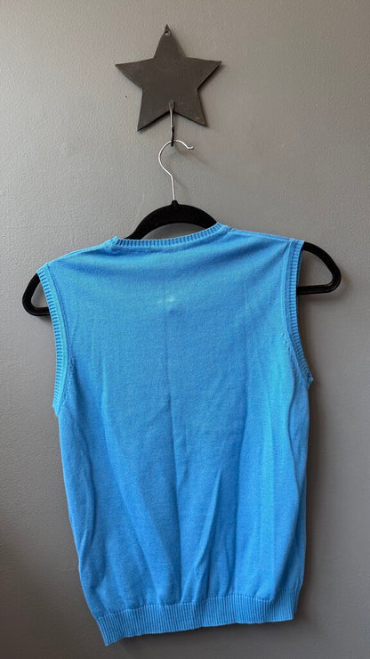 Cotton Blend Knit Shell