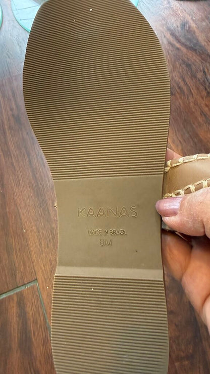 Whipstitch Toe Slide Sandals