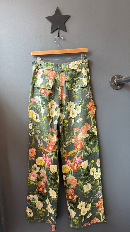 Floral Cargo Ginny Pants