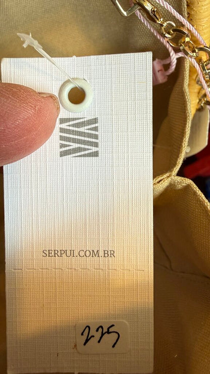Wicker Citrus Slice Crossbody Clutch