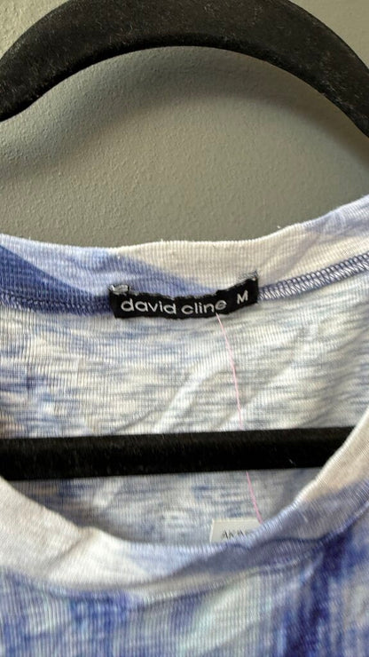 Tie Dye Stripe 3/4 Sleeve TShirt