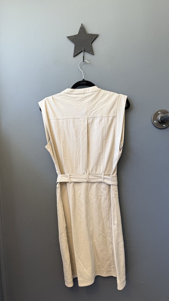 Knit Canvas Shirtdress