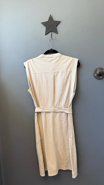 Knit Canvas Shirtdress