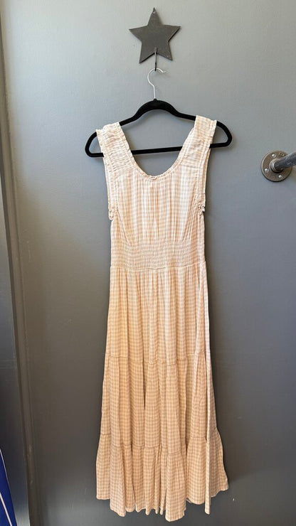 Gingham Midi Dress
